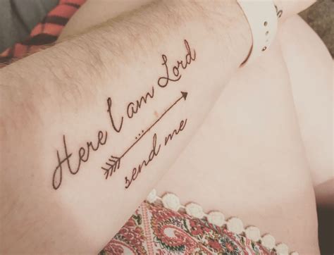 here am i send me tattoo|isaiah 6 8 tattoo.